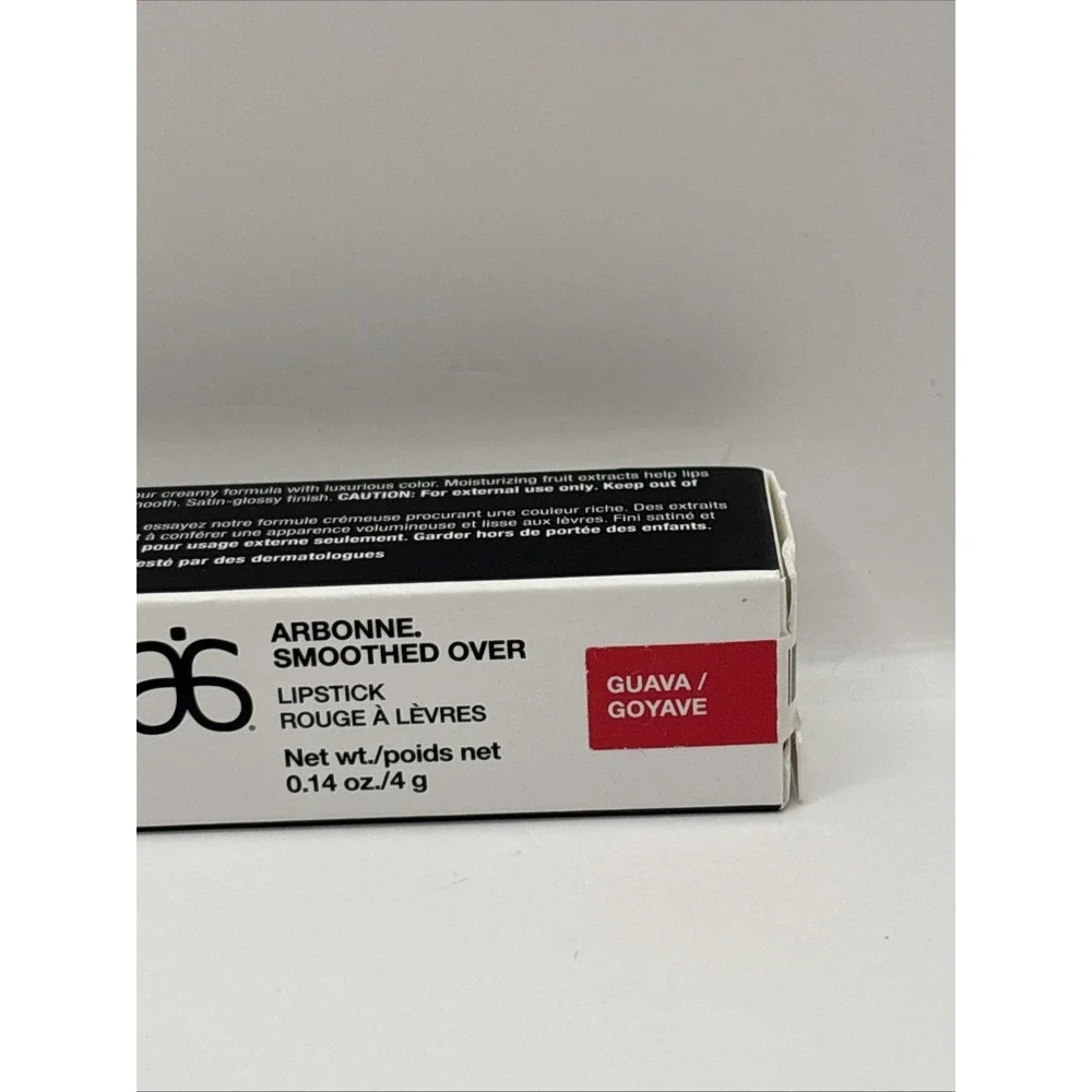 Arbonne Smoothed Over Lipstick Color GUAVA #7929 Discontinued HTF 0.14 Oz New
